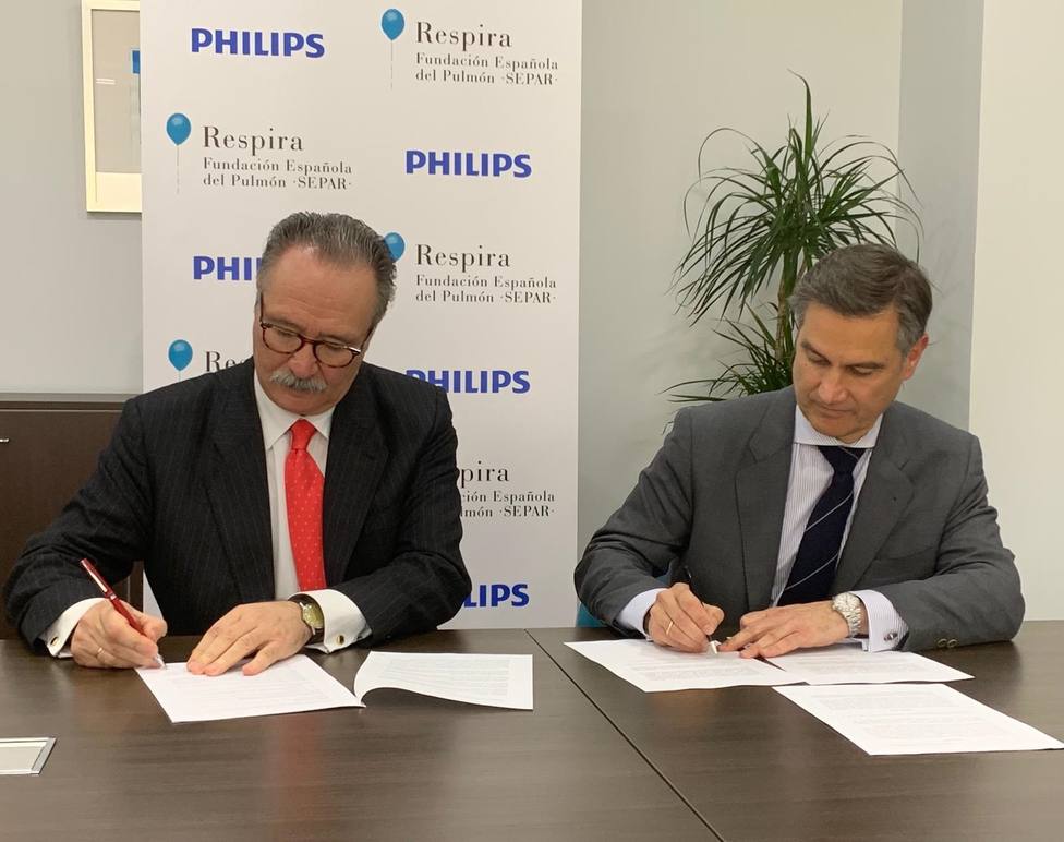 Philips se convierte en patrono de SEPAR para trabajar en mejorar la salud respiratoria