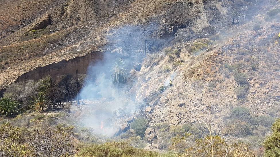 Descartan que el incendio de Fataga (Gran Canaria) se haya producido por causas naturales