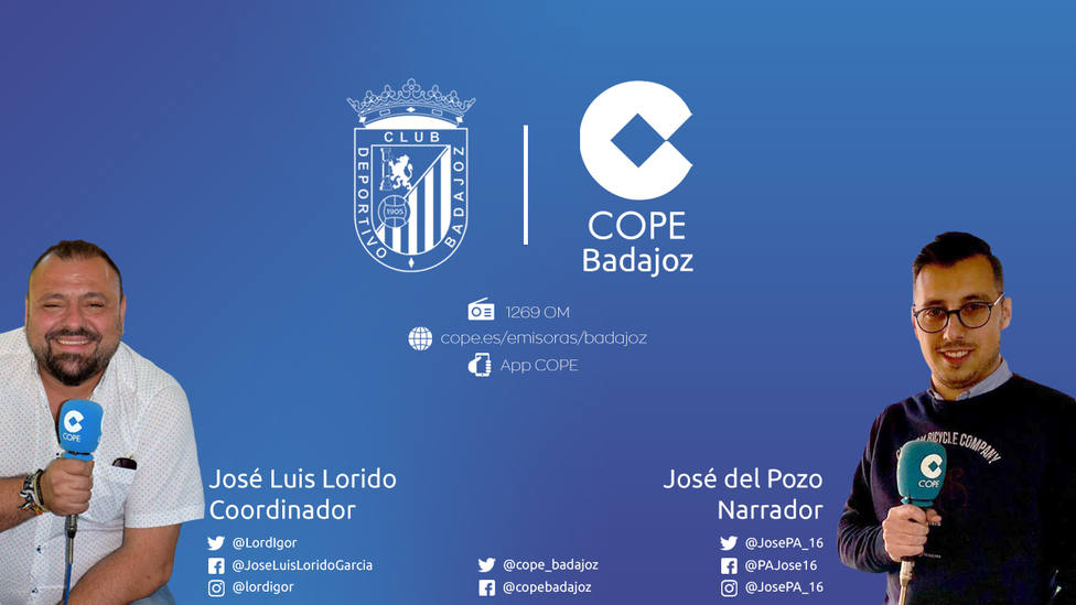 COPE seguirá retransmitiendo los partidos del CD Badajoz