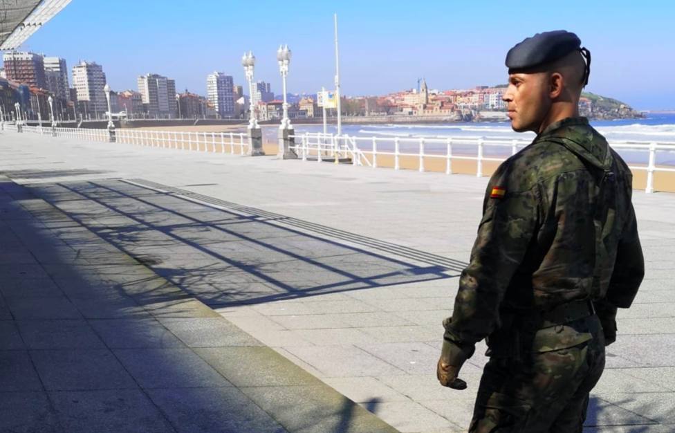Oviedo, Gijón, Pravia y Siero, destino del Ejército este miércoles