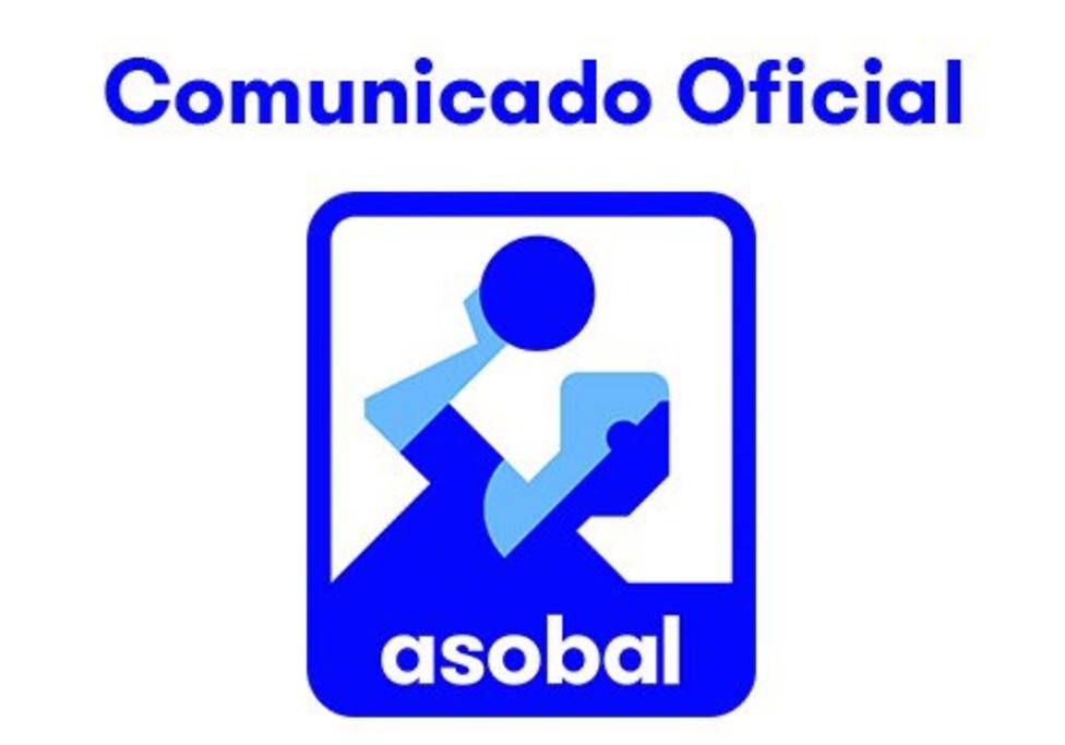 Comunicado oficial ASOBAL