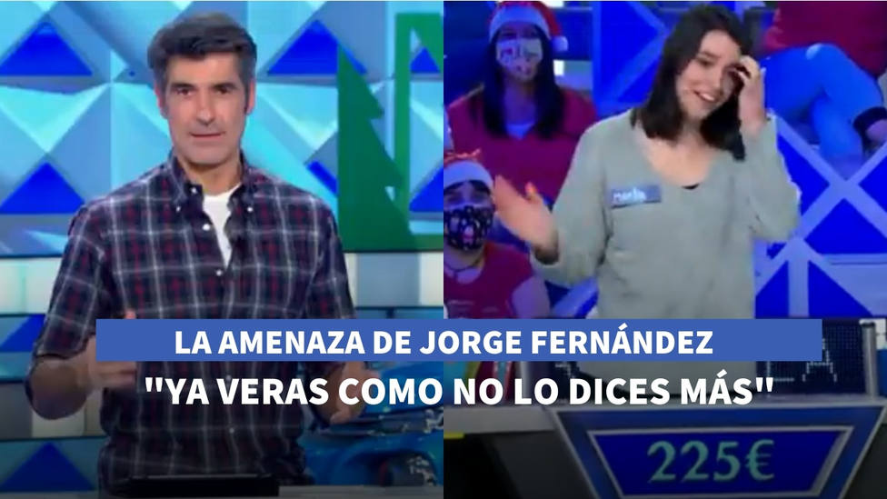 La amenaza de Jorge Fernández a una concursante de La ruleta de la suerte: Ya verás como no lo dices más