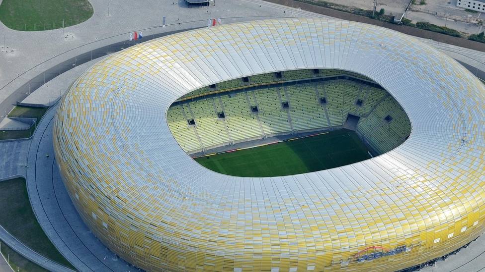 Al Arena Gdanks acoge la final de la Europa League 2021 entre el Villarreal y el Manchester United