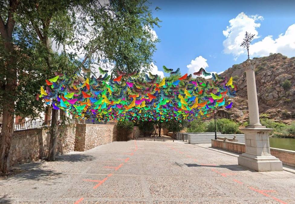 Miles de mariposas de colores sobrevolarÃ¡n las plazas de Toledo en el Festival Voix Vives de PoesÃ­a