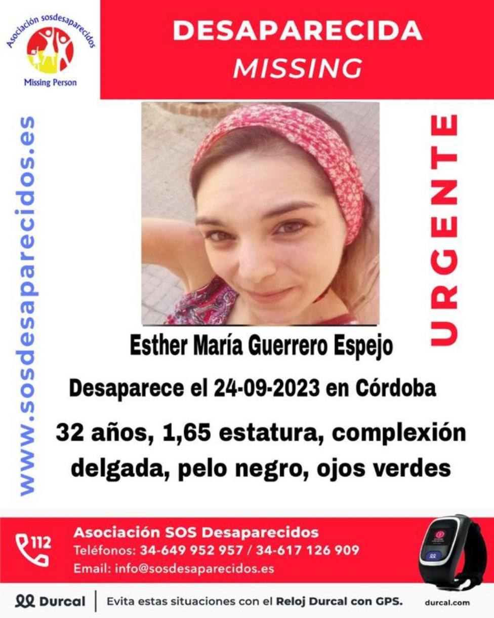 Encuentran fallecida a la mujer de 32 años desaparecida en Córdoba desde el pasado domingo