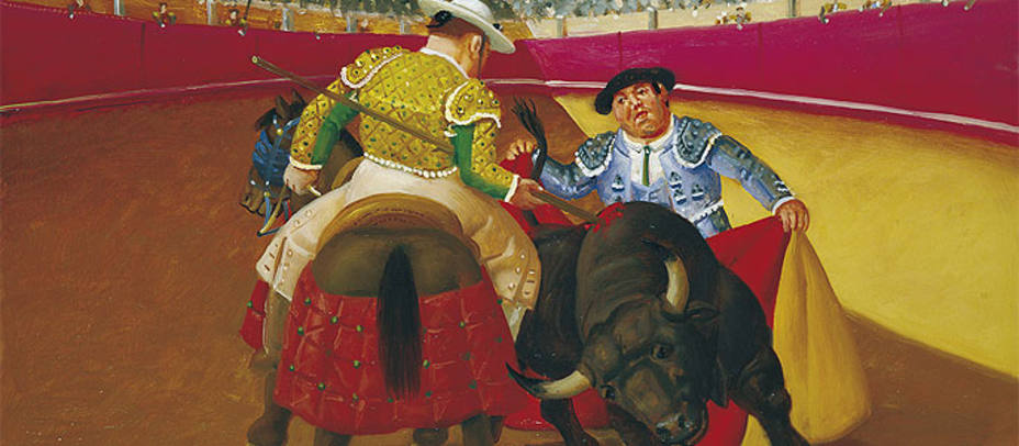 Imagen de la obra de Botero que ilustra el cartel de la Feria de Albacete 2016