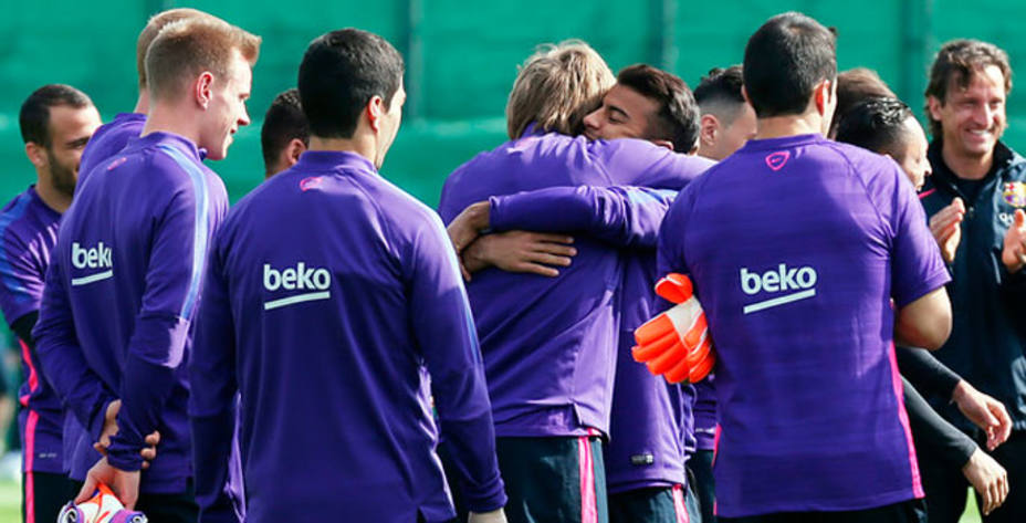 El Barcelona volvió al trabajo tras dos días de descanso. Foto: FCB.