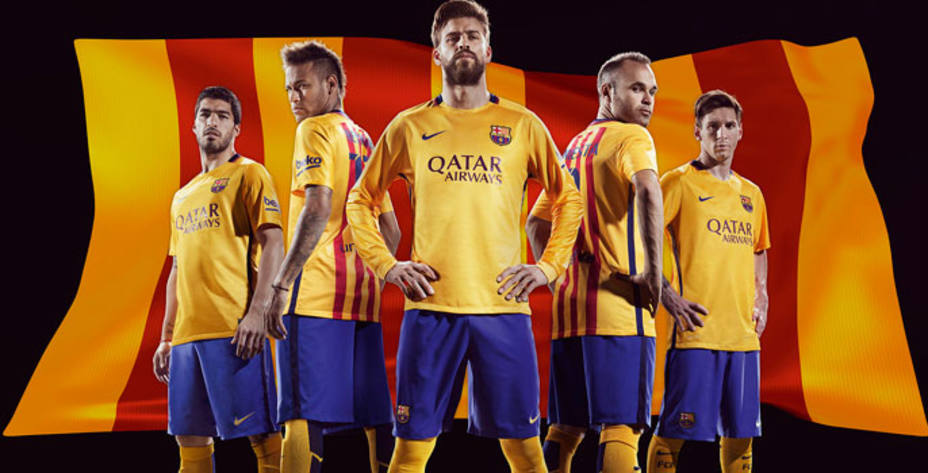 Nueva equipación del Barça. (www.fcbarcelona.es)