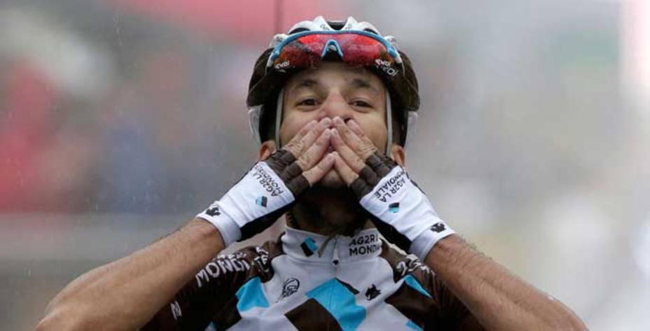 El ciclista francés, Blel Kadri. Reuters.