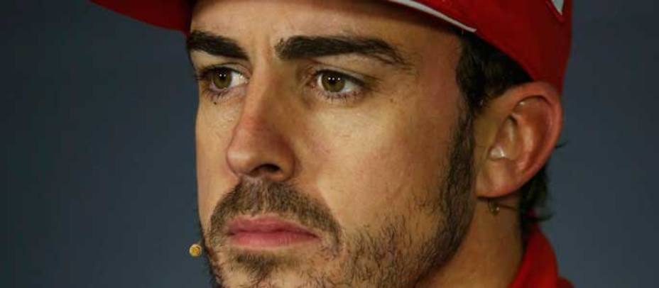 Fernando Alonso, durante la rueda de prensa (Reuters)