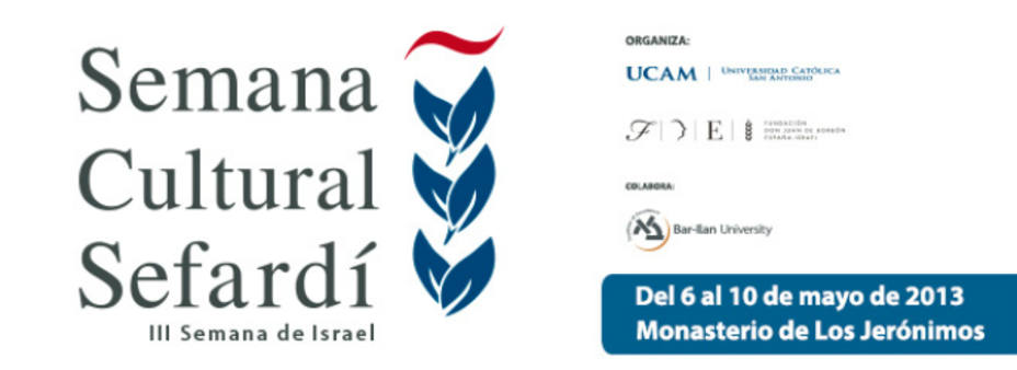 Cartel promocional de la Semana Cultural Sefardí. UCAM