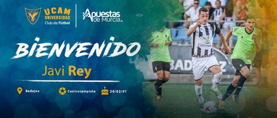 UCAM Murcia CF incorpora al centrocampista gallego Javi Rey