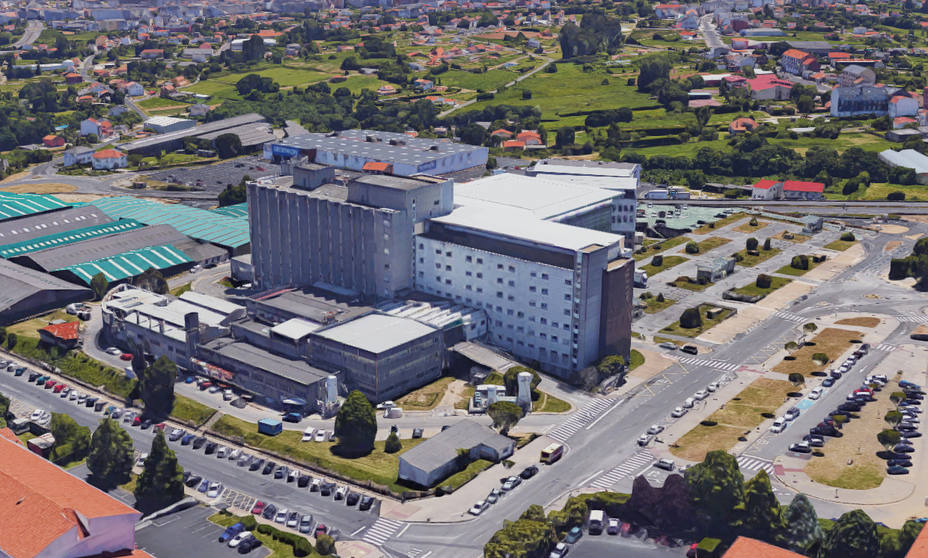 Vista aérea del Hospital Arquitecto Marcide