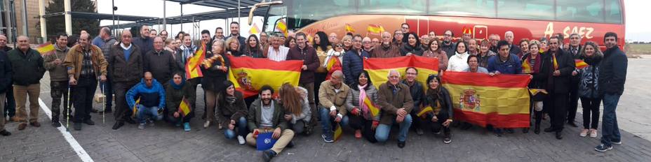 197 lorquinos viajan a la manifestación de Madrid