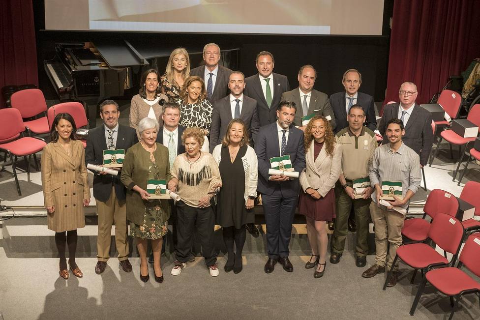 Galardonados de este año en Sevilla con las Banderas de Andalucía
