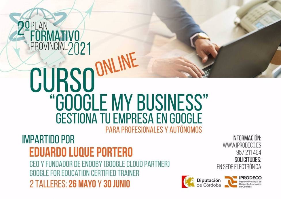 Iprodeco impulsa un curso virtual para profesionales y autónomos sobre la herramienta Google My Business