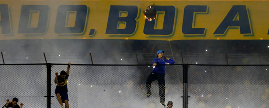 Aficionados de Boca, en el pasado partido ante River (Reuters)
