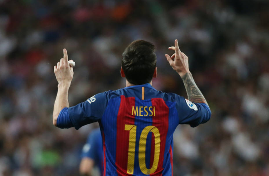 Exhibición de Messi en el Bernabéu
