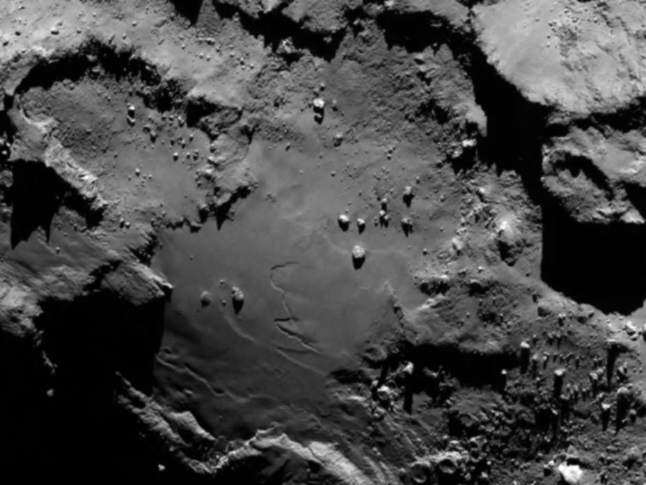 Una de las últimas imágenes tomadas por Rosetta