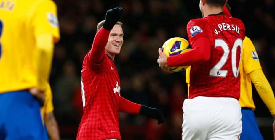 Rooney celebra uno de sus goles (Reuters)