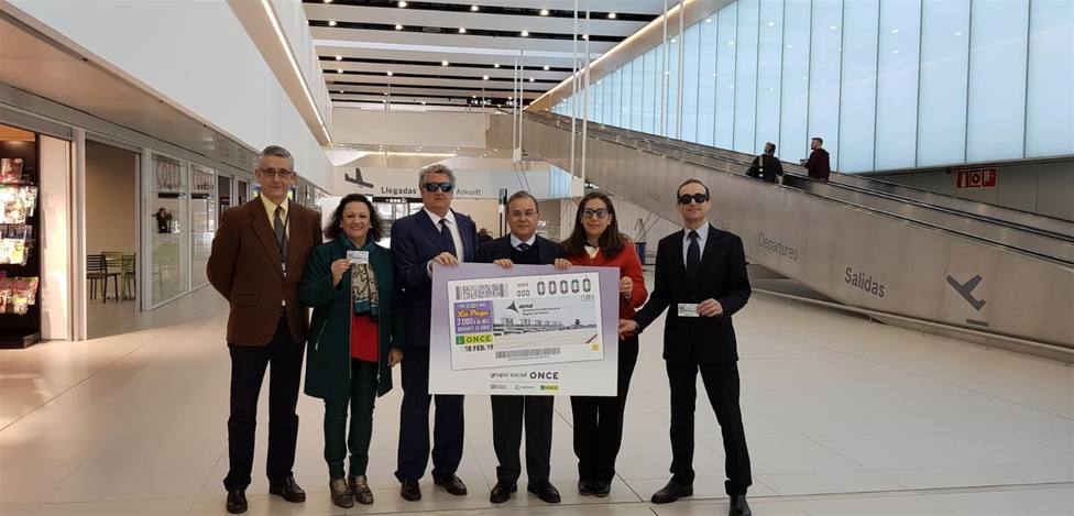 El Aeropuerto Internacional Región de Murcia protagoniza el cupón de la ONCE de este lunes