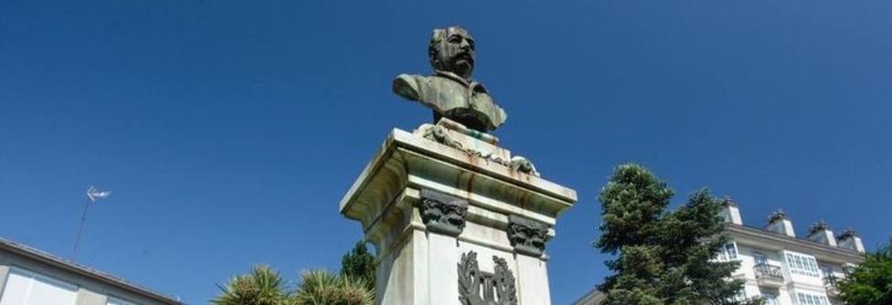 El busto de Xoán Montes regresa al centro de la ciudad de Lugo