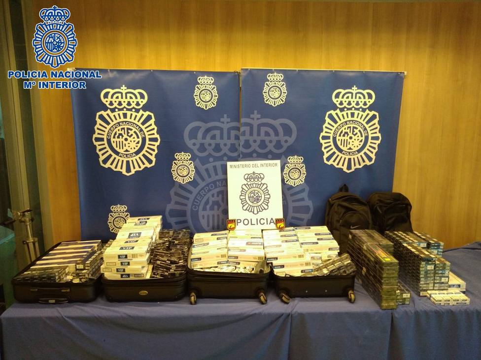 La Policía interviene 2.800 cajetillas de tabaco de contrabando en Logroño
