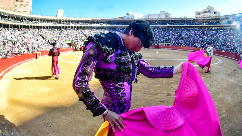 Andrés Roca Rey en una de sus actuaciones pasadas en la plaza de toros de Valencia