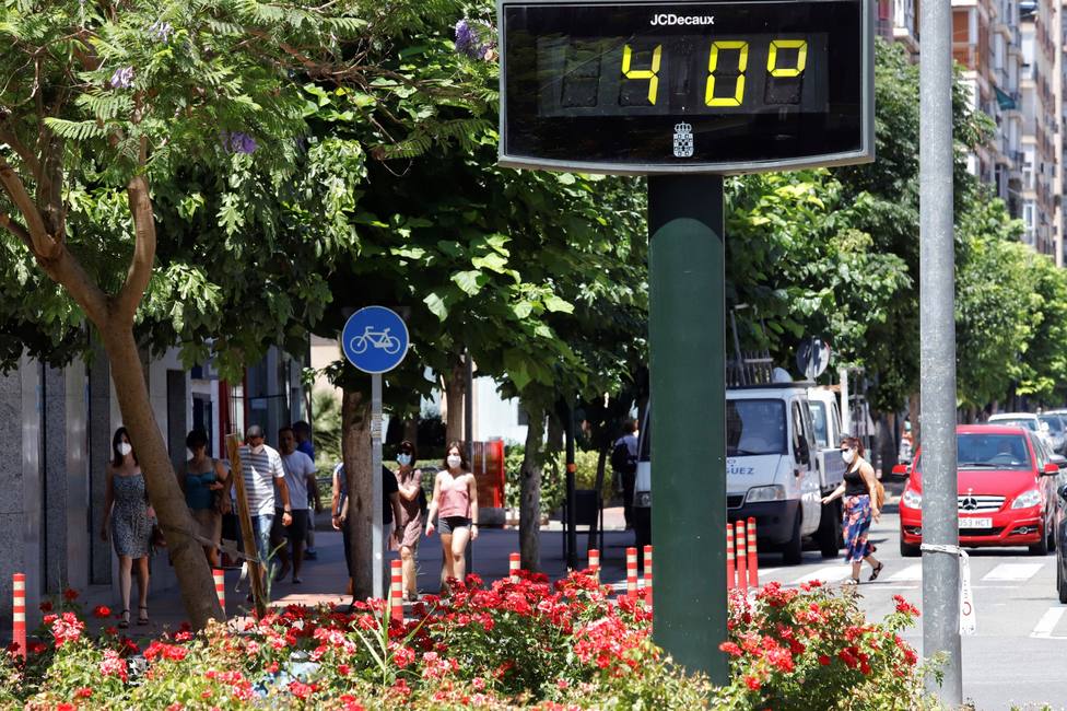 España alcanza altas temperaturas este domingo