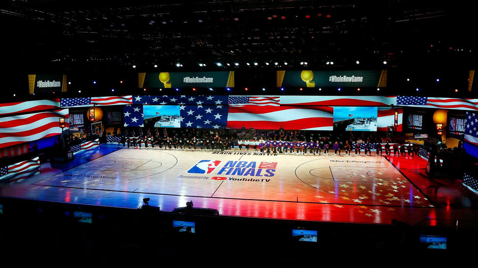 Imagen de la pista de Orlando donde concluyó la temporada 2019-2020 de la NBA. CORDONPRESS
