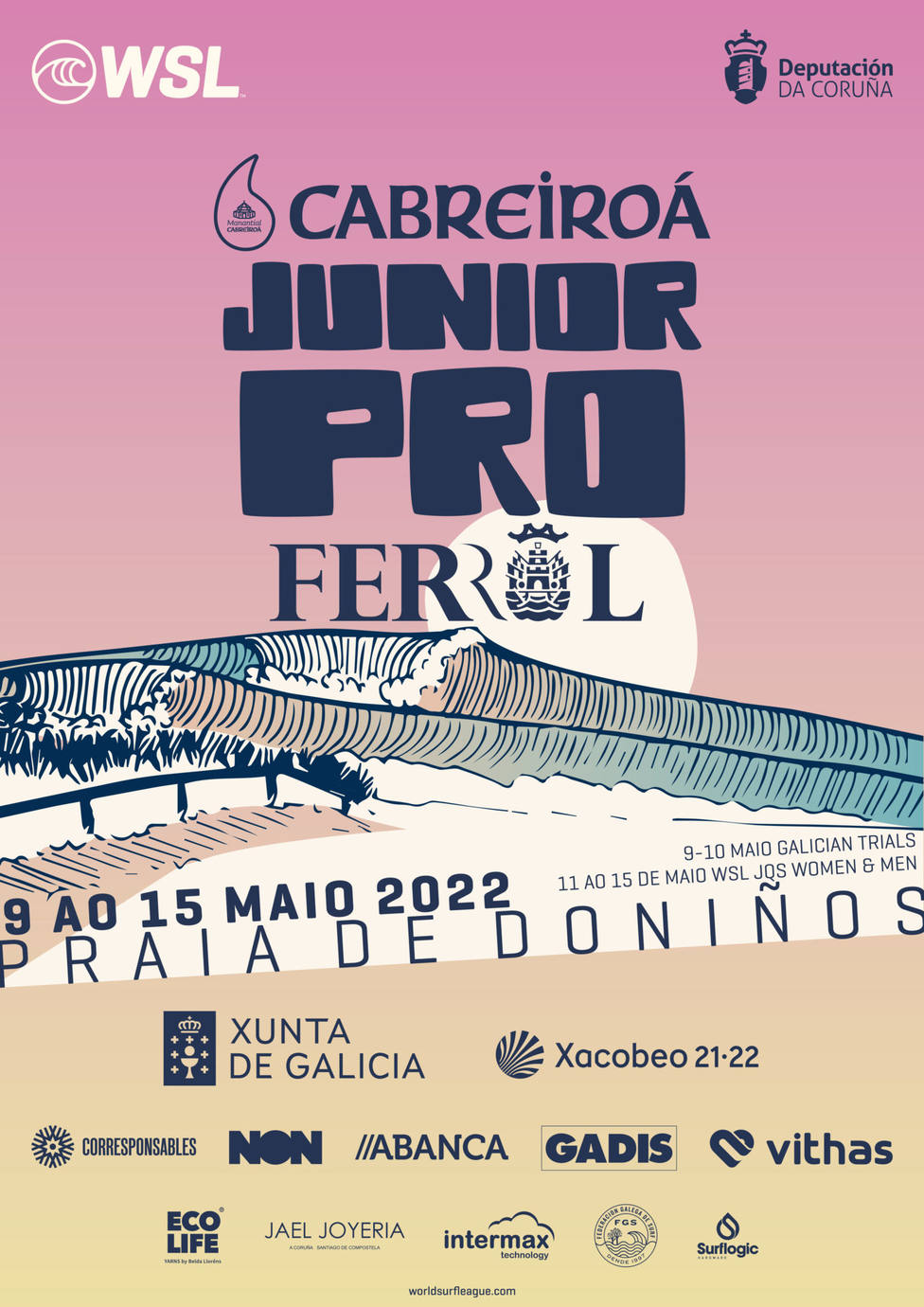 Poster Cabreiroa junior pro Ferrol 2022