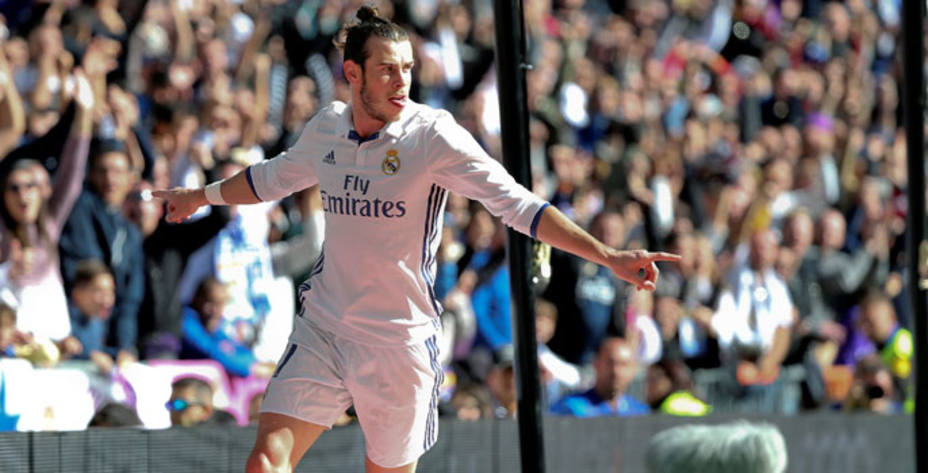 Máxima efectividad de Bale en la primera parte. Reuters.