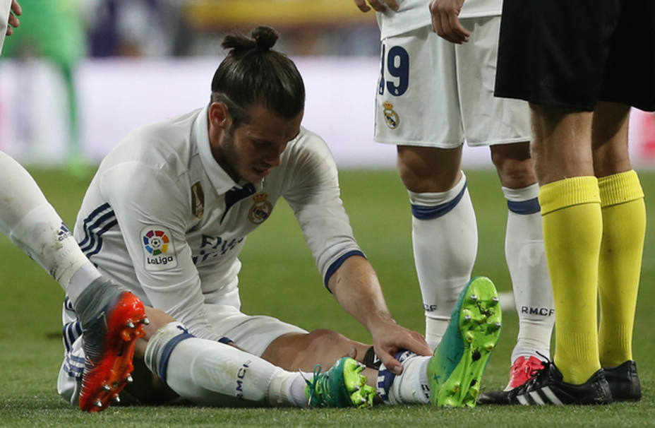 Bale se volvió a lesionar frente al Barcelona