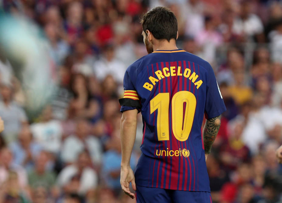 Messi, durante el partido ante el Betis (Reuters)