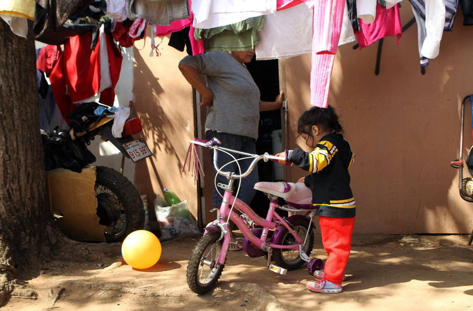 Pobreza infantil y niños desplazados