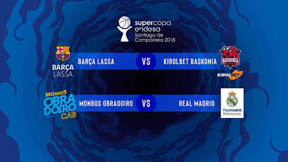 Horarios de las semifinales de la Supercopa Endesa 2018 (FOTO: ACB)