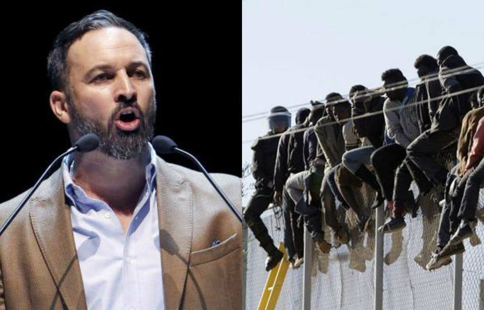 La contundente medida de Abascal para regular la inmigración ilegal que le alinea con Salvini