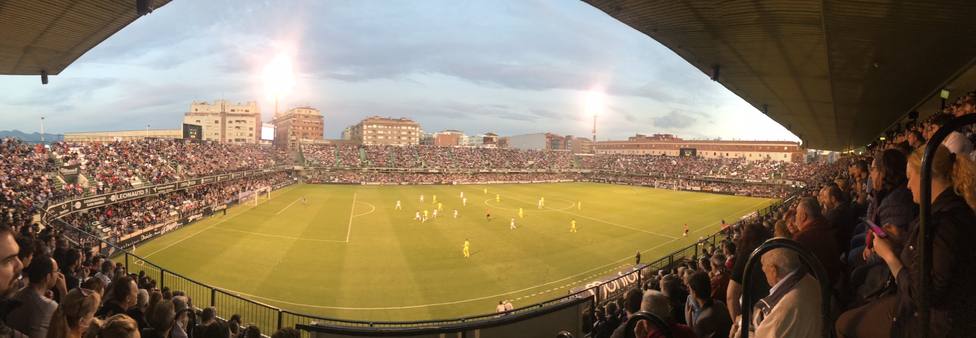Partido entre el CD Castellón y el Villarreal CF B en el estadio Castalia