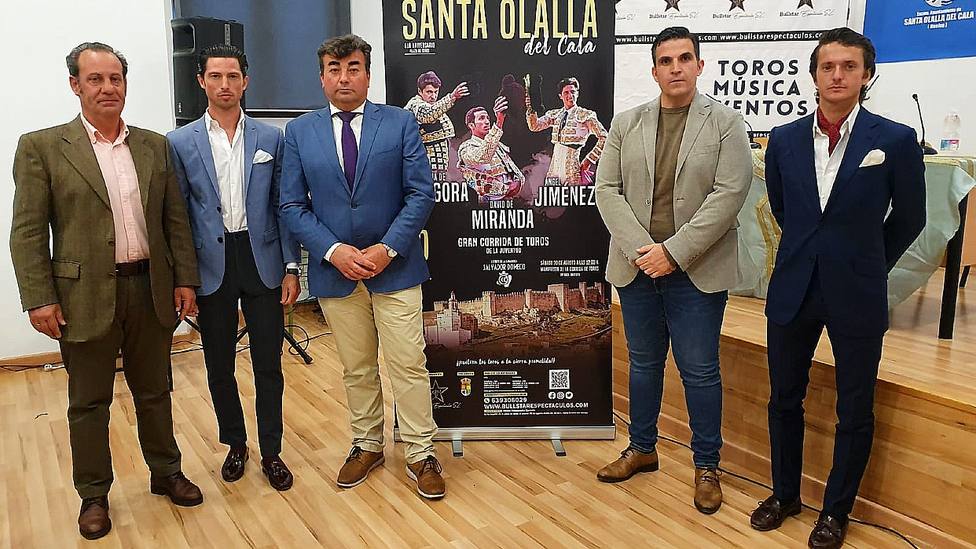 Presentación de la corrida de toros de Santa Olalla del Cala (Huelva)