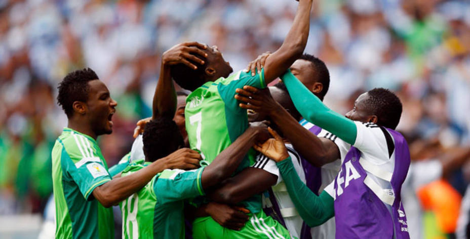 Nigeria debía percibir 10.000 dólares por cada victoria en la fase de grupos. Reuters.