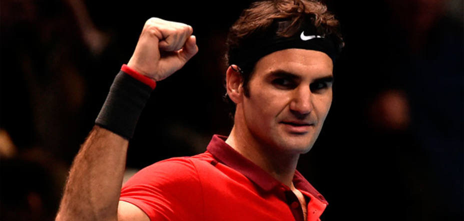 Federer, tras derrotar este martes a Nishikori. REUTERS