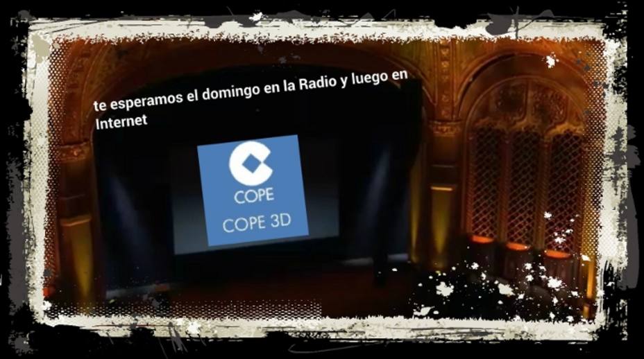 COPE 3D vuelve a la parrilla de la Cadena COPE: el domingo 23 de junio