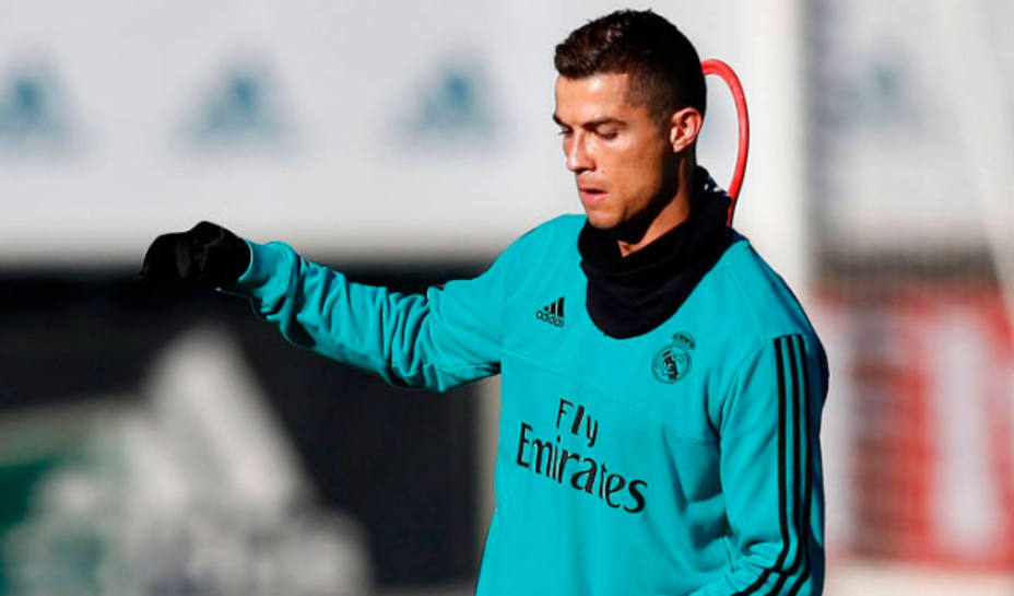 Cristiano Ronaldo trabaja en la semana previa al primer Clásico de la temporada. (FOTO: Real Madrid)