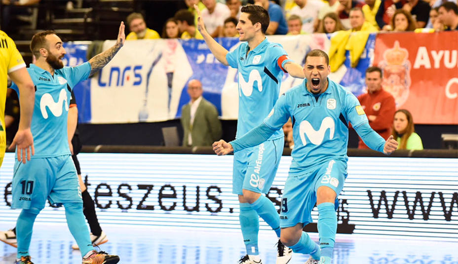 Movistar Inter celebra el pase a la final del play-off por el título (@MovistarInter)