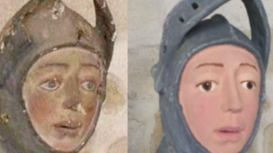 Nueva chapuza: restauran en Estella una talla medieval que comparan con el Ecce Homo de Borja
