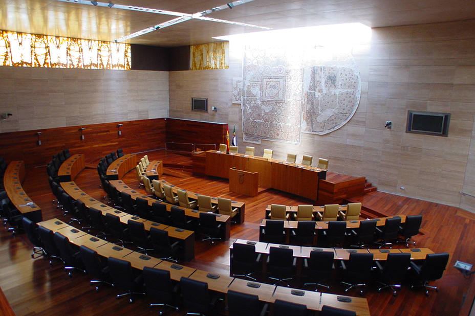 Asamblea de Extremadura. Foto: Archivo