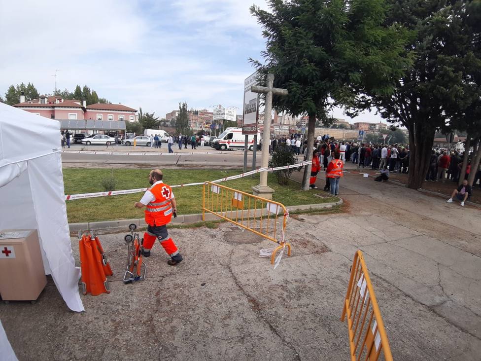 Cruz Roja ha atendido a cinco personas durante la celebración del festejo del Toro de la Vega 2019 (Valladolid)