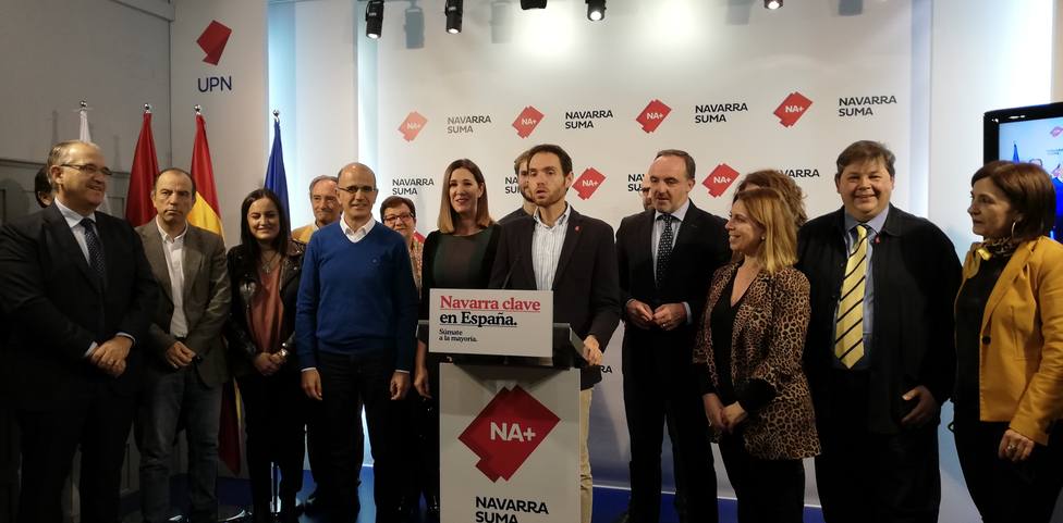 Navarra Suma es la fuerza más votada en Navarra y el PSN pierde un escaño