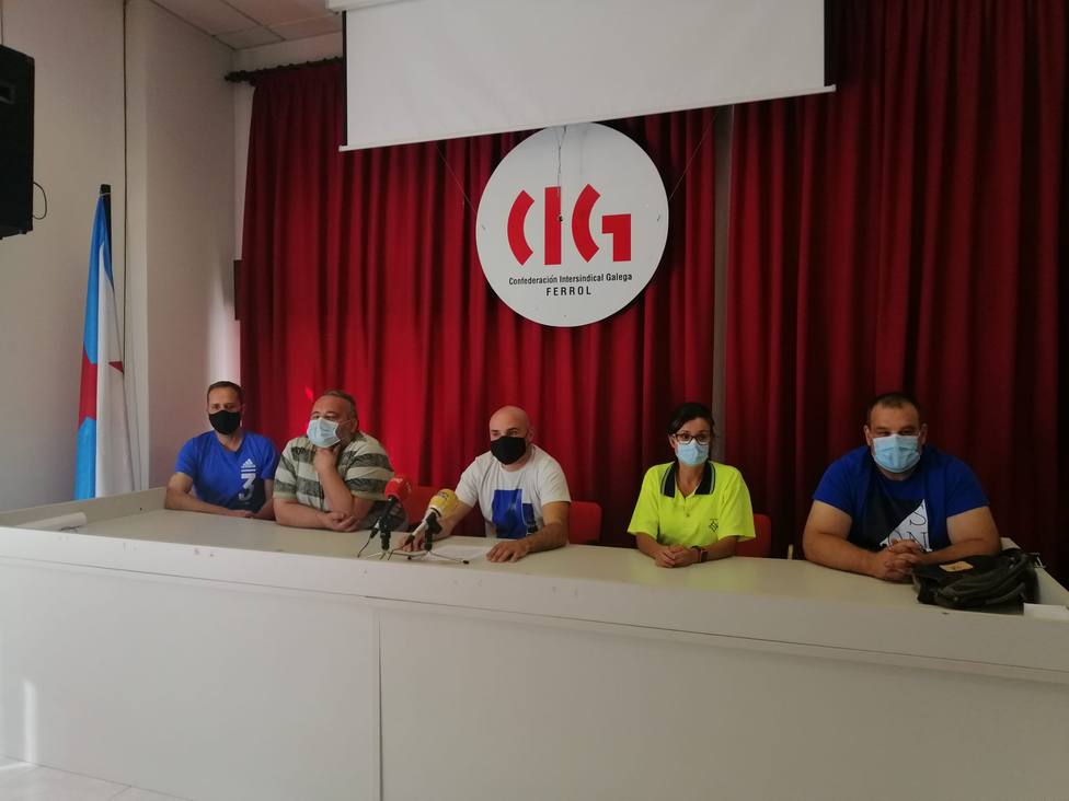 Rueda de prensa de los delgados de la UTE Tecman-Electrorayma