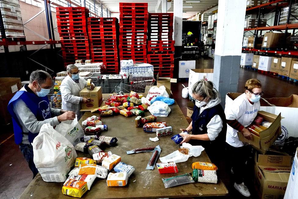 El Banco de Alimentos de Vigo reparte 835 toneladas de comida en el primer semestre del año a 22.000 personas